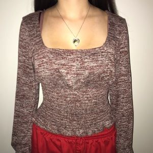 Cute Revamped long sleeve with synched waistline